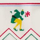Adult Elf™ Flannel Pajama Top in Elf Fairisle - swatch