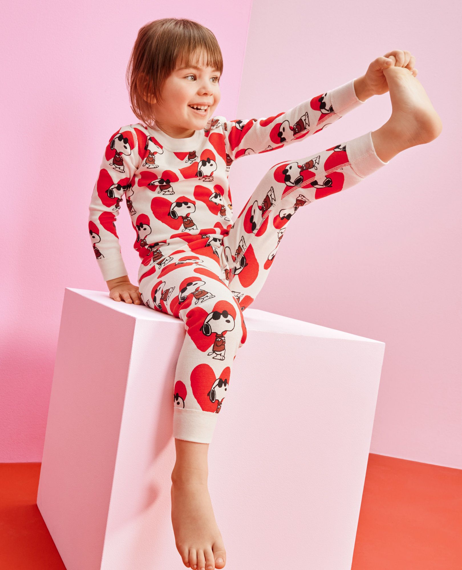 Peanuts HannaJams™ Pajama Set in Snoopy Joe Cool Ecru - main