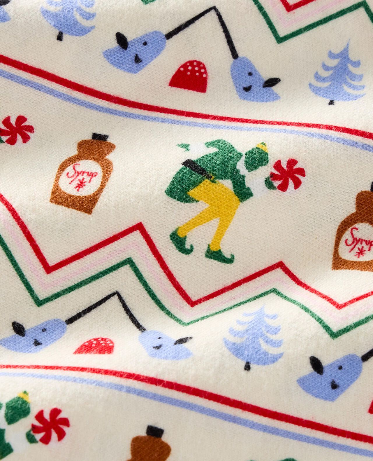 Adult Elf™ Flannel Pajama Pants in Elf Fairisle - main