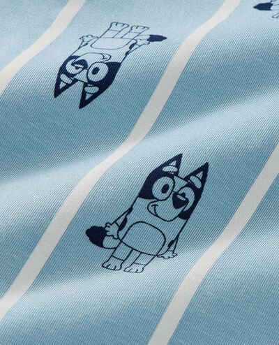 Bluey Holiday HannaSoft™ Stretch Pajama Set in Bluey Stripe - main