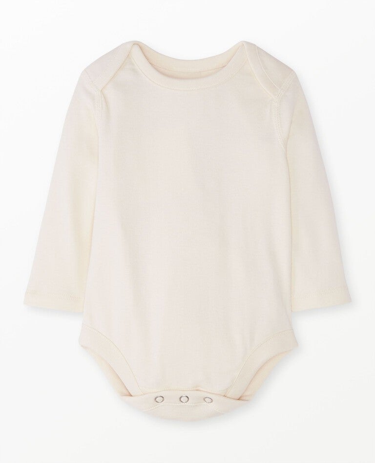 Baby Long Sleeve Bodysuit in Ecru - main