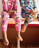 Long John Pajamas In Organic Cotton in Rainbow Unicorn - main