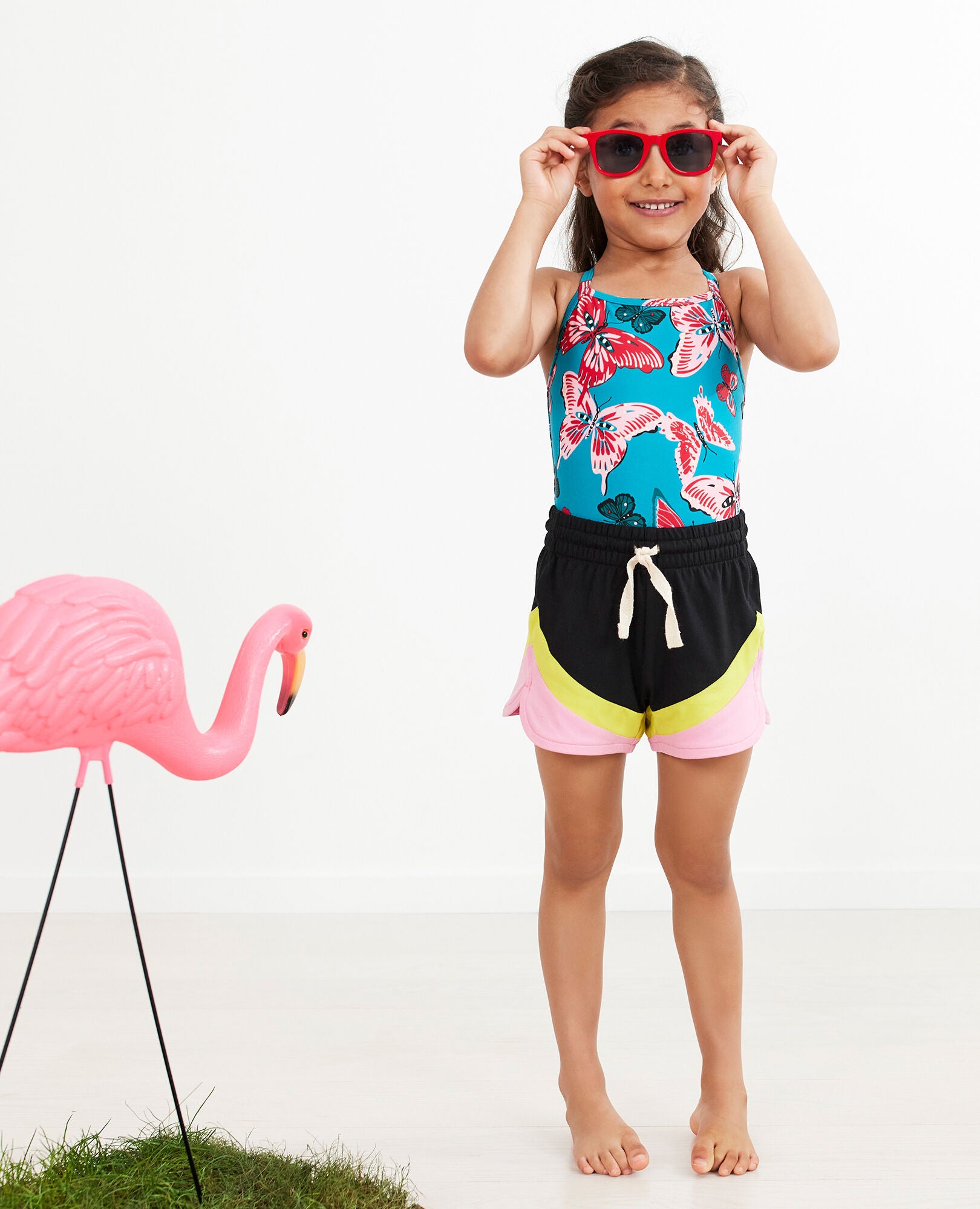 girls swimsuits with shorts