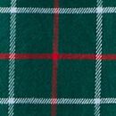 Holiday Flannel Pajama Set in Green Windowpane Plaid - swatch