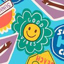 HannaJams™ Pajama Set in Summer Stickers - swatch