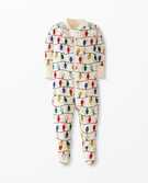 Baby Zip Footed Sleeper In Organic Cotton in Bright Bulbs - main