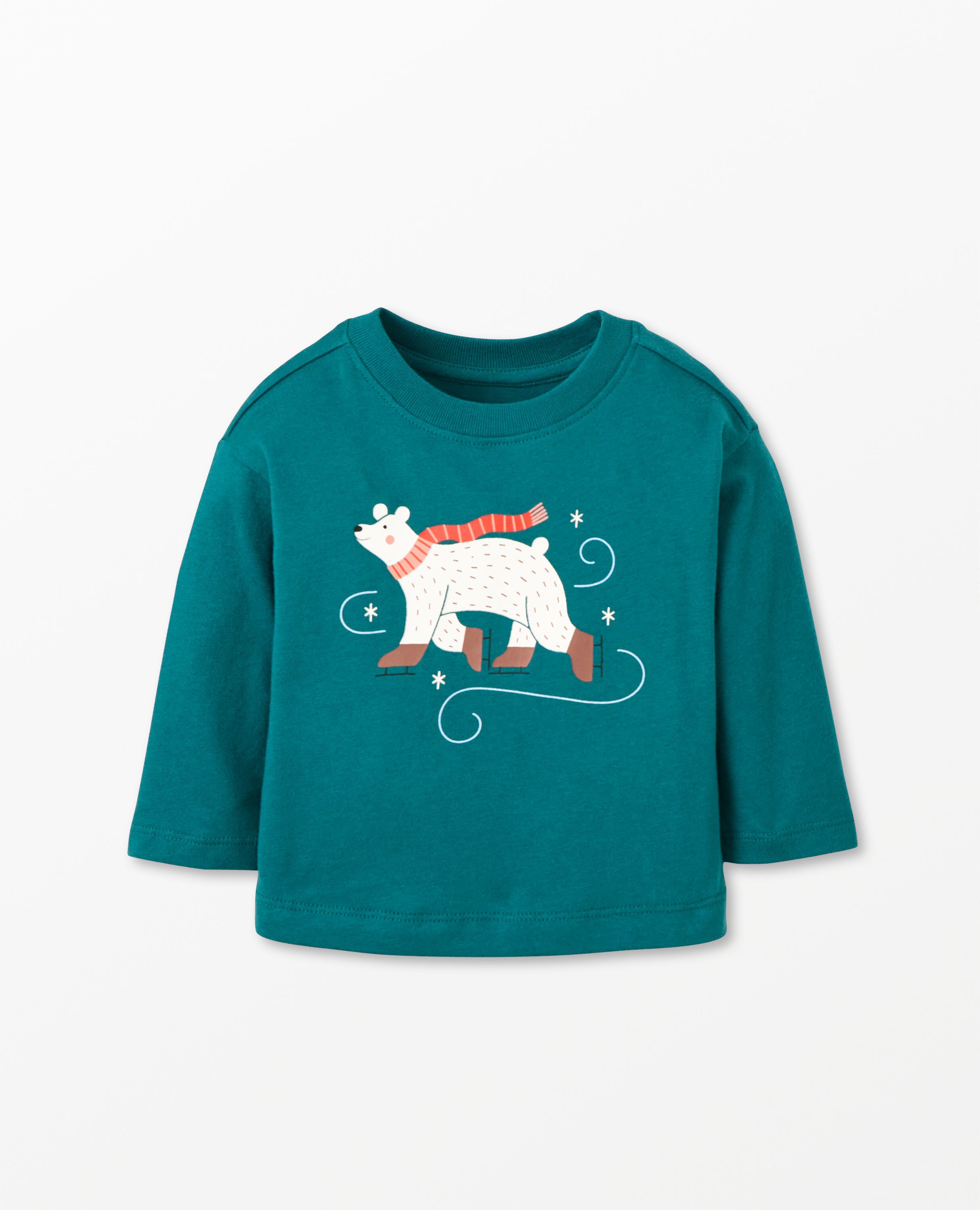 Baby blue and discount red graphic tee