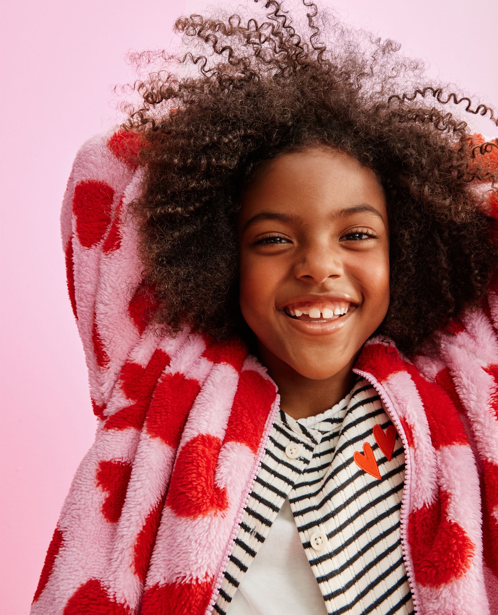 Long Sleeve Pointelle Top & Wide Leg Pants Set in Soft Black/Ecru - main