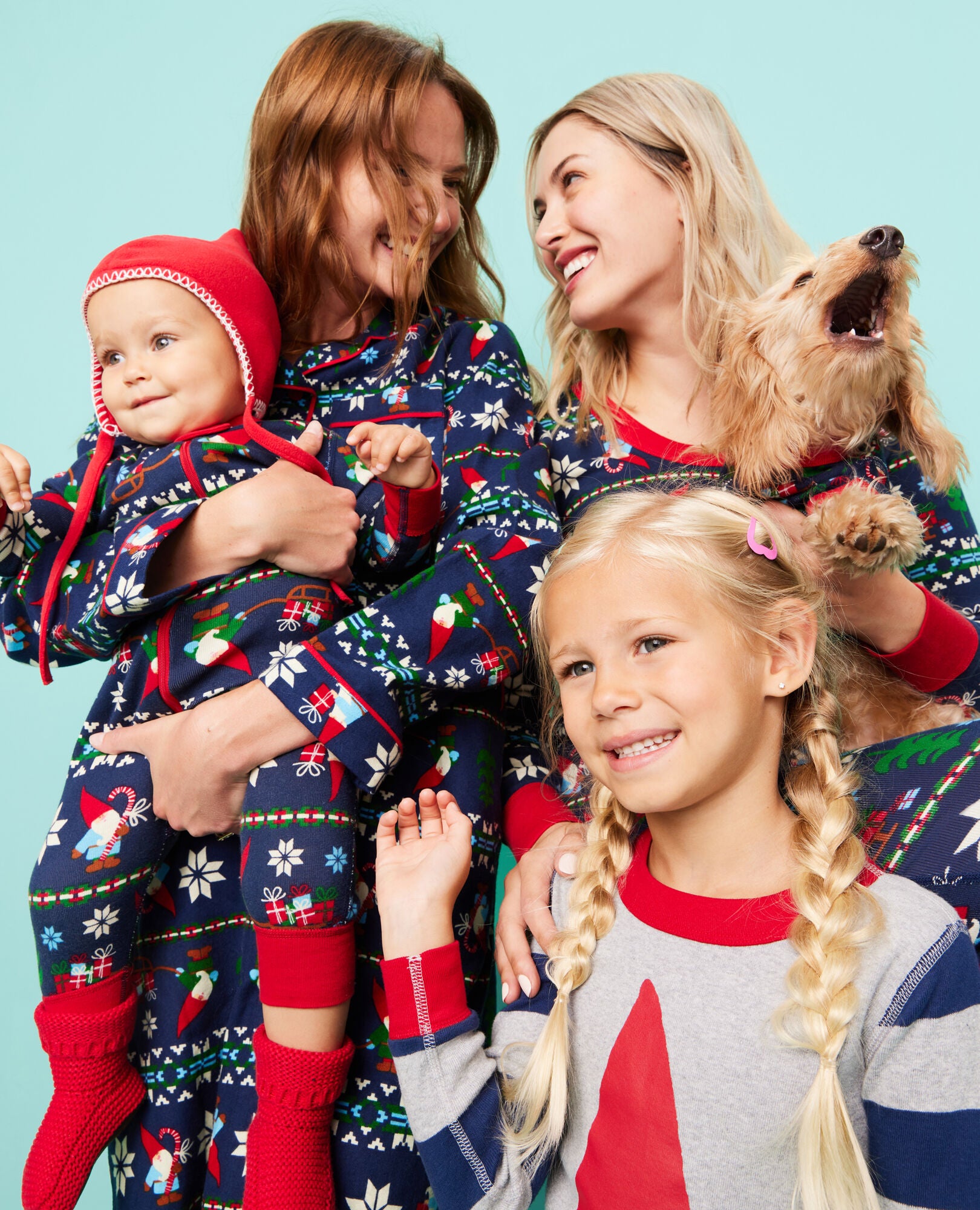 Girls matching store christmas pyjamas