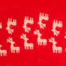 Adult Holiday Flannel Pajama Top in Flying Dear Deer - swatch