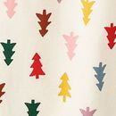 Women's Holiday Flannel Pajama Set in Festive Forest on Ecru - swatch