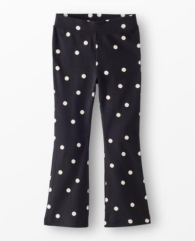 Flare Leggings in Dots on Black - main