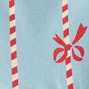 Baby Long Sleeve Skater Dress & Leggings Set in Red Bows and Ribbons on Blue - swatch