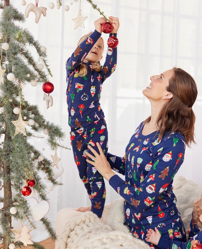 Women's Holiday Long John Pajama Pants in  - main