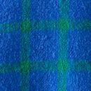 Flannel Button Up Shirt in Blue Winter Plaid - swatch