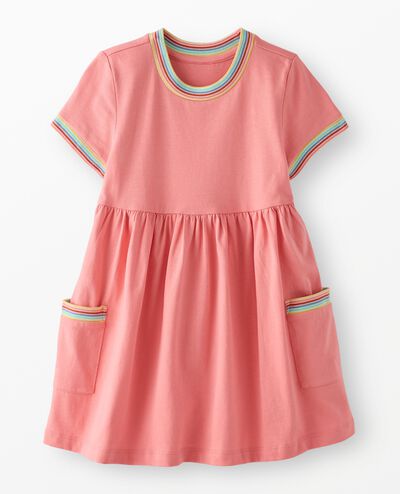 Playground Dress with Pockets in Strawberry Ice - main