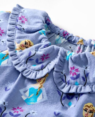 Disney Frozen Flannel Ruffle Nightgown in Elsa Winter Print - main