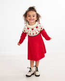 Fairisle Sweater Dress in Hanna Red - main