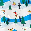 Holiday Dog Pajamas in Ski Slope - swatch