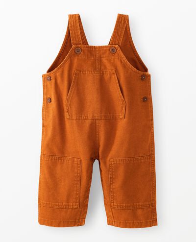 Baby Canvas Utility Overalls in Dogwood - main