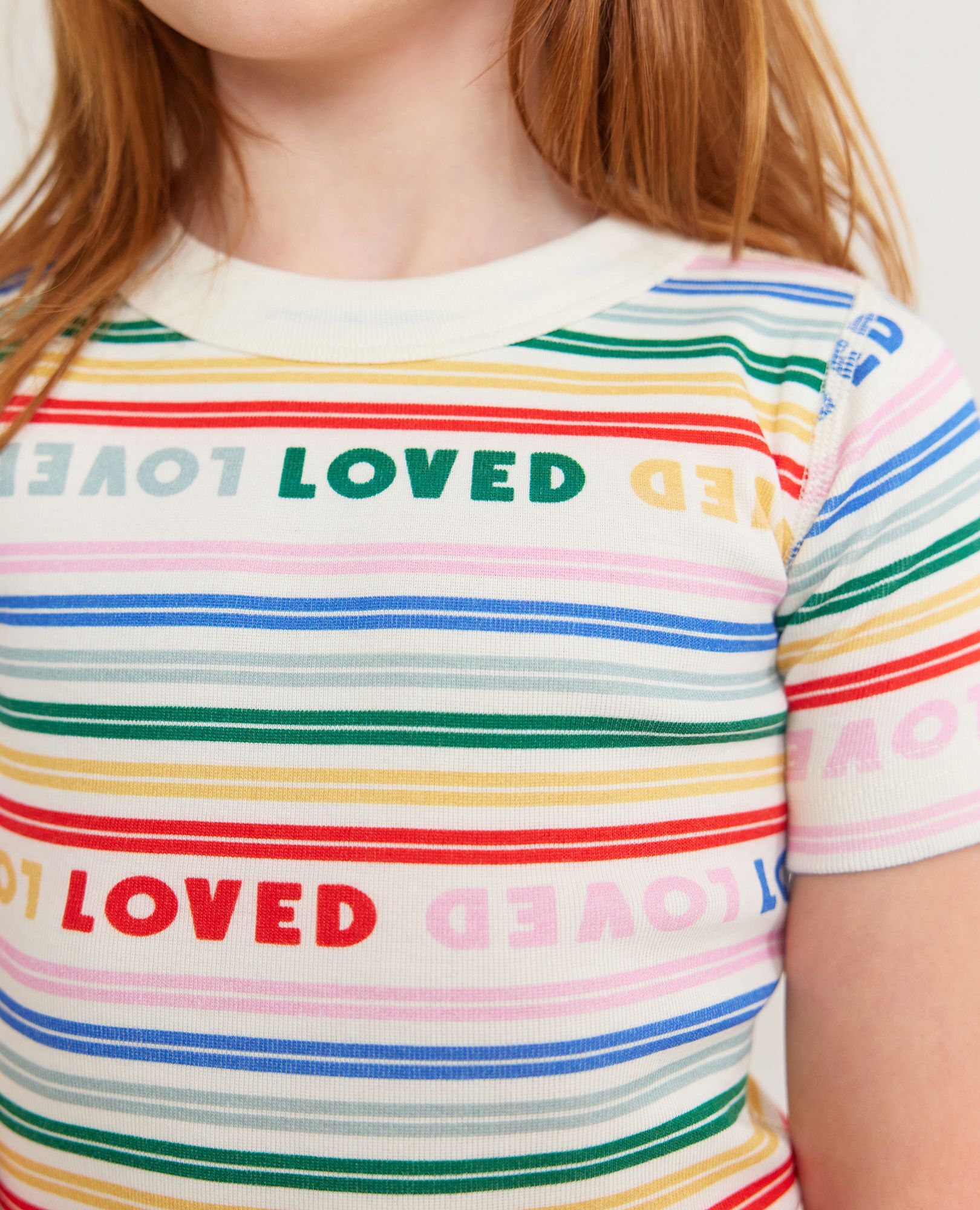 Short John Pajama Set in Shades of Love - main