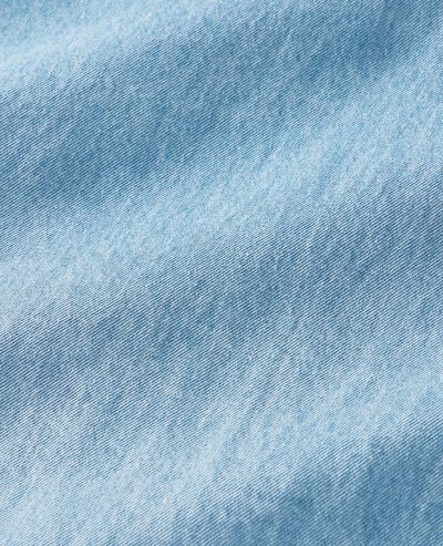 Long Sleeve Denim Button Up Shirt in Light-Medium Wash - main