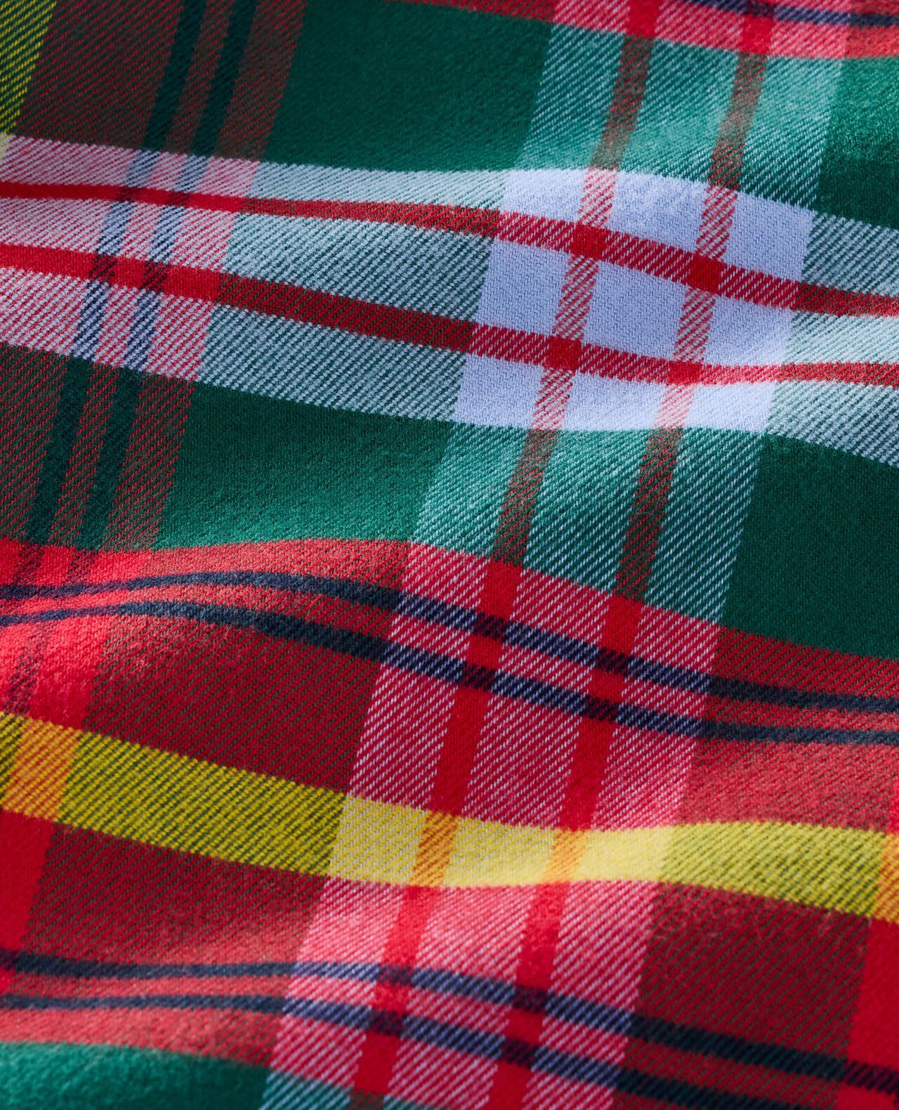 Adult Holiday Flannel Pajama Pants in Rainbow Plaid - main