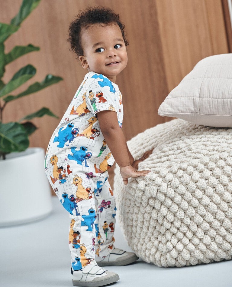 Sesame Street Romper in Hopscotch Sesame Street - main