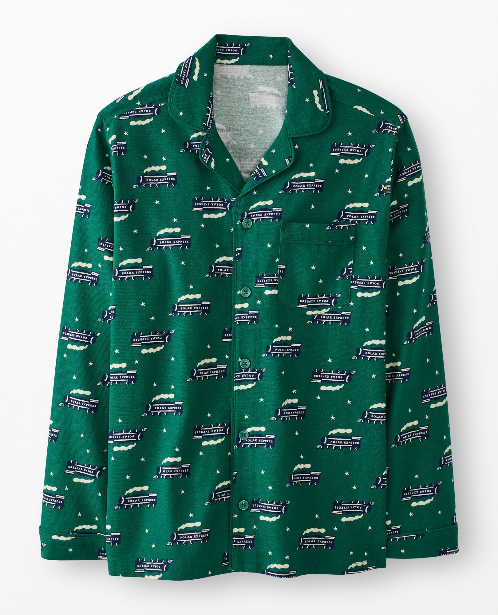 Adult Warner Bros™ Discovery Polar Express Flannel Pajama Top