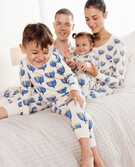 Long John Pajamas In Organic Cotton in Hanukkah - main