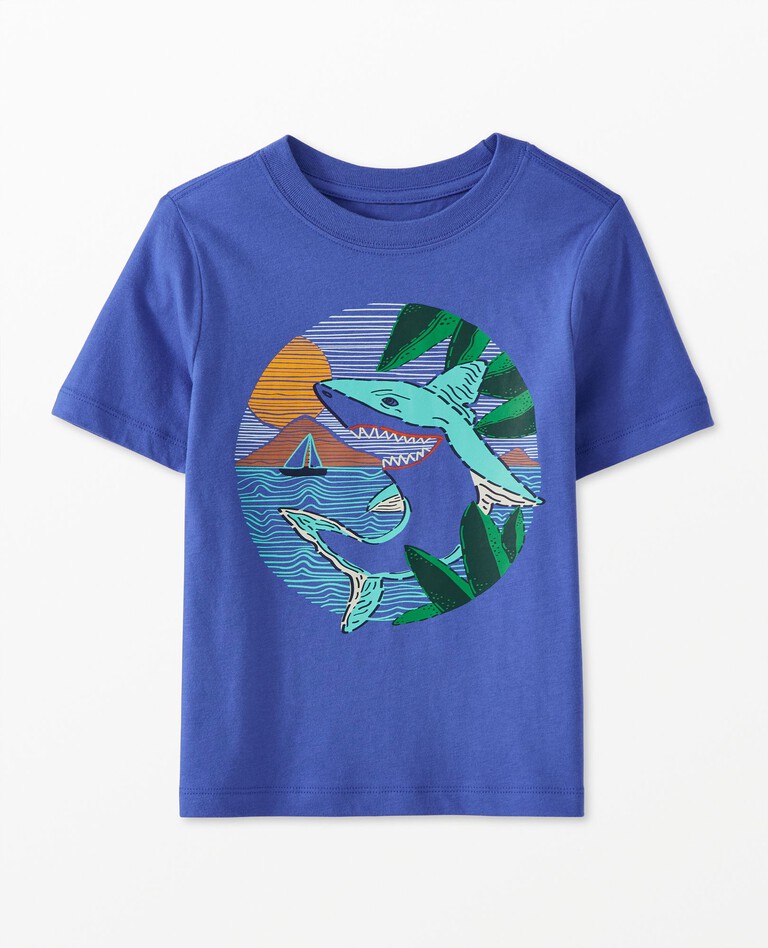 Graphic T-Shirt in Shark Jump - main