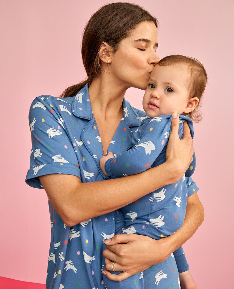 Easter Bunny Hop Matching Family Pajamas in  - main