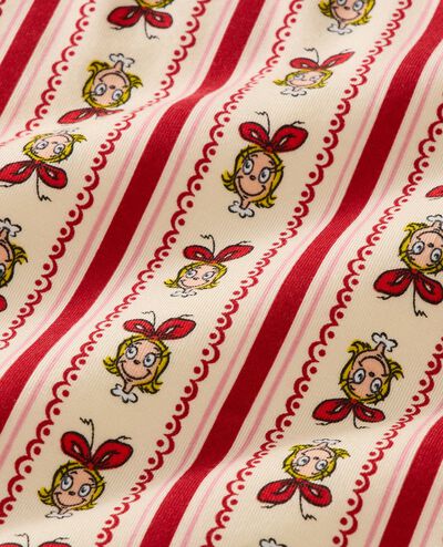 Women's Dr. Seuss Grinch HannaSoft™ Long Sleeve Pajama Set in Cindy Lou Wallpaper - main