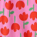 KU BKB Printed Crewneck in Dreaming of Tulips on Fuchsia Pink - swatch