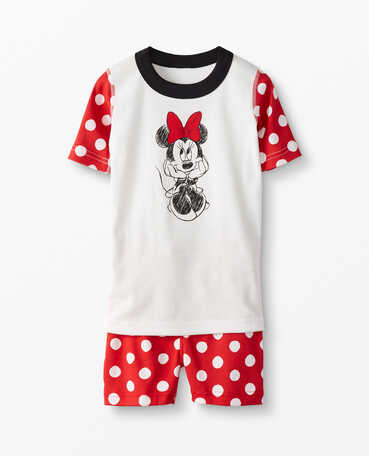 Disney Minnie Mouse Dot Short John Pajamas