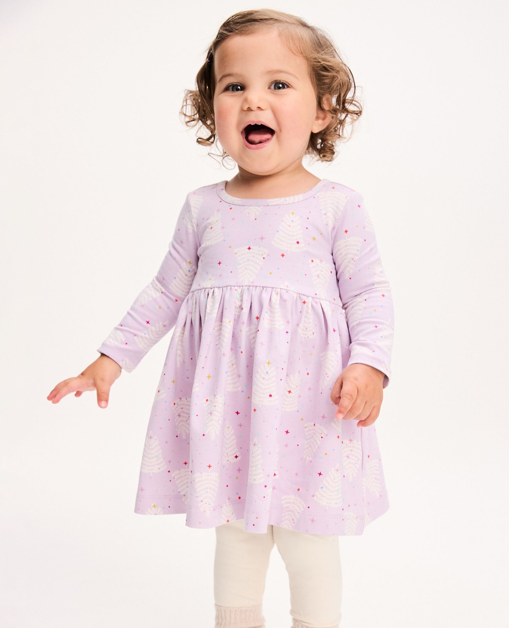 Baby Holiday Skater Dress Leggings Set