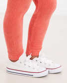 Ribbed Velour Leggings in Petal Pink - main