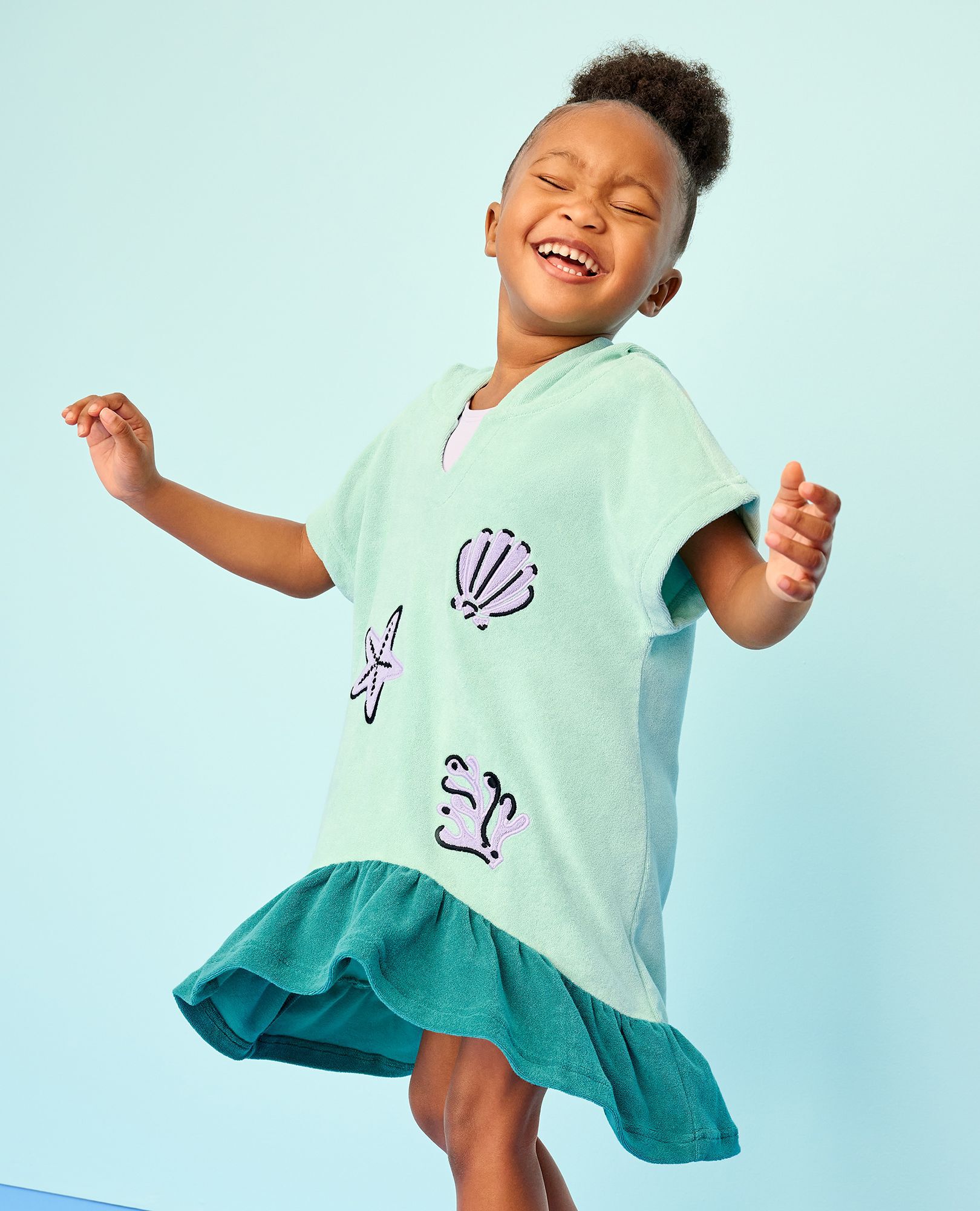 Disney Princess Ariel Loop Terry Hoodie Cover Up in Ariel - main