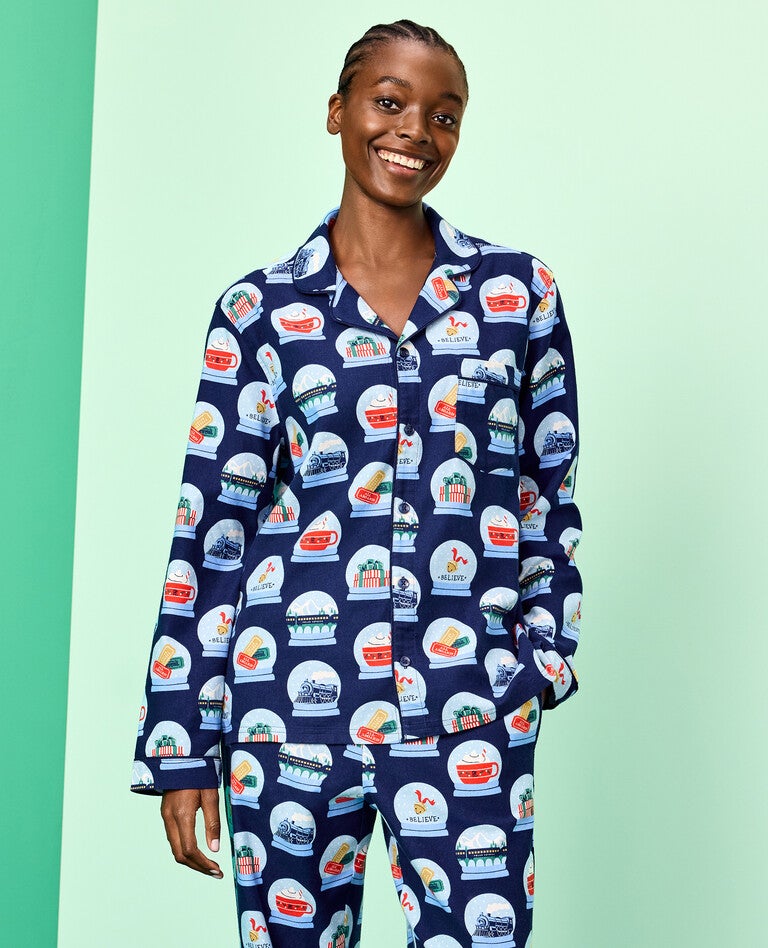 The Polar Express Snow Globe Matching Family Pajamas in  - main