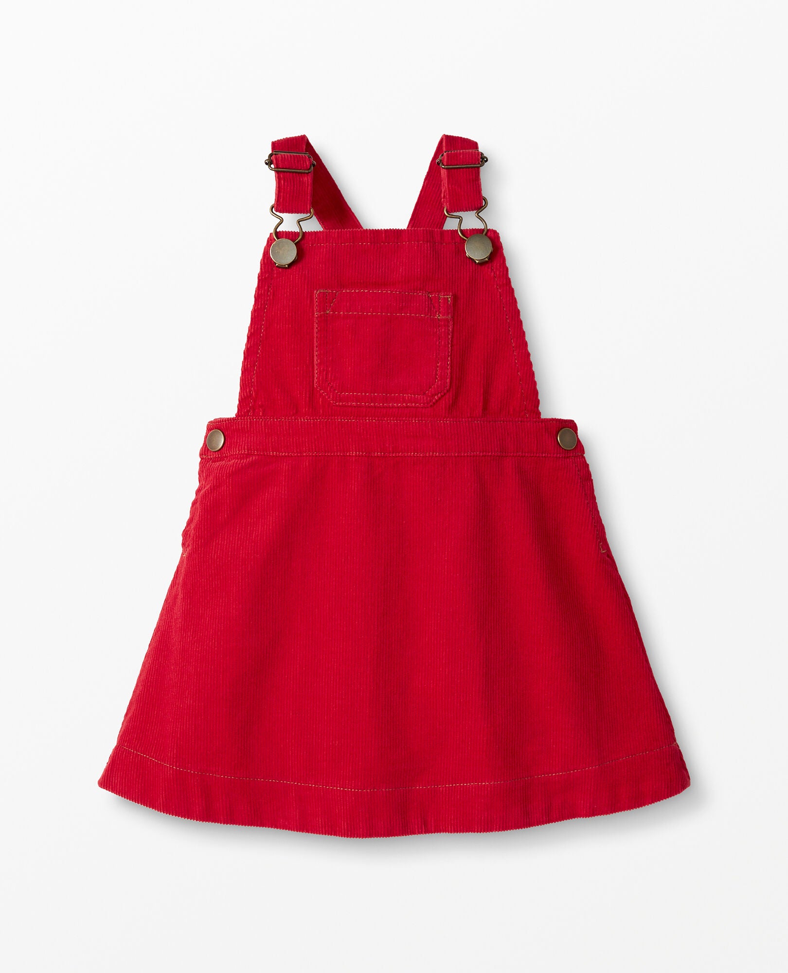 Red corduroy jumper dress outlet