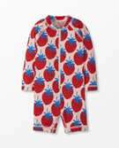 Baby Recycled Rash Guard Suit in Super Strawberries - main
