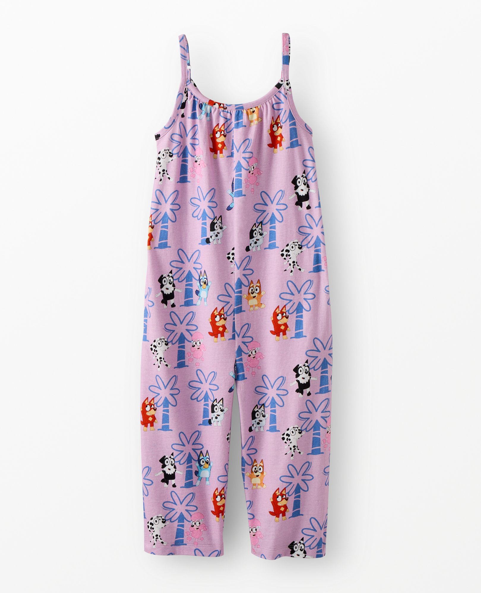 Bluey Sleeveless Romper in Bluey and Friends Lavender - main