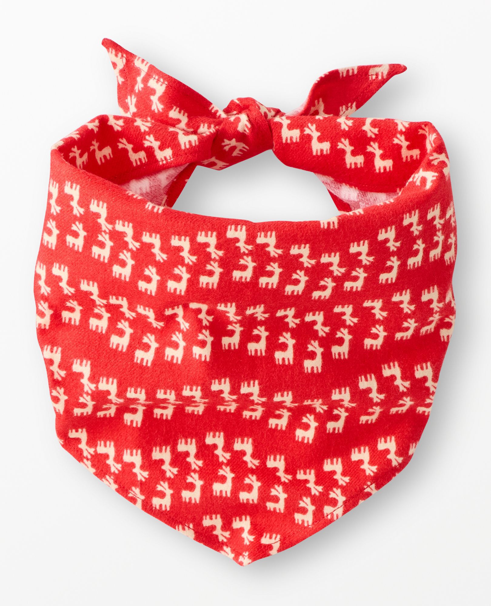 Flannel Dog Bandana in Flying Dear Deer - main