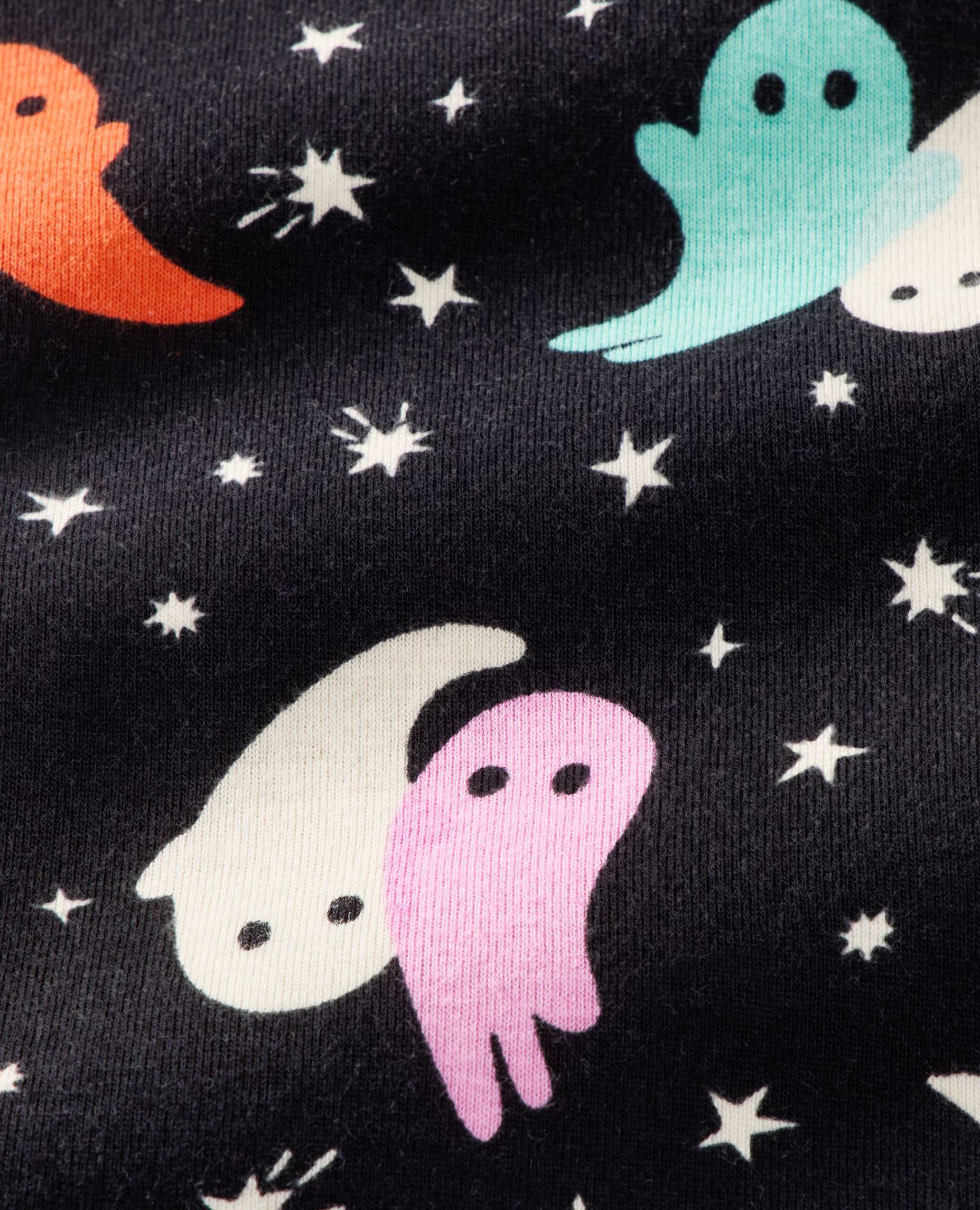 Halloween HannaJams™ Pajama Set in Sparkling Boos on Black - main