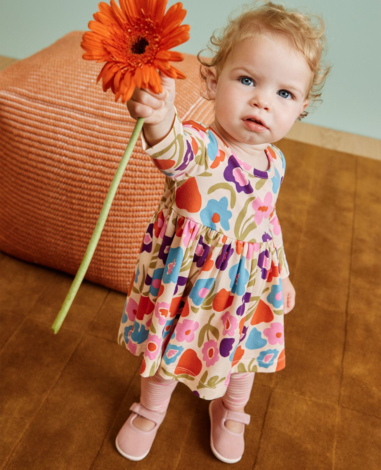 Baby Long Sleeve Skater Dress Leggings Set Hanna Andersson