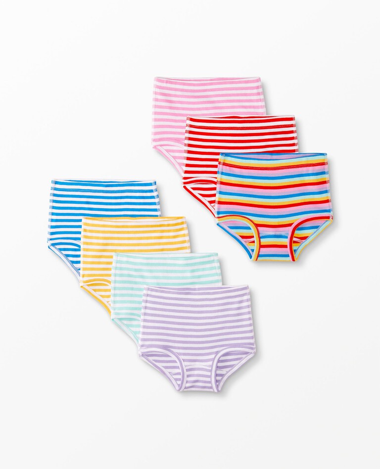 Classic Unders In Organic Cotton 7-Pack in Girl Stripe Pack 2022 - main
