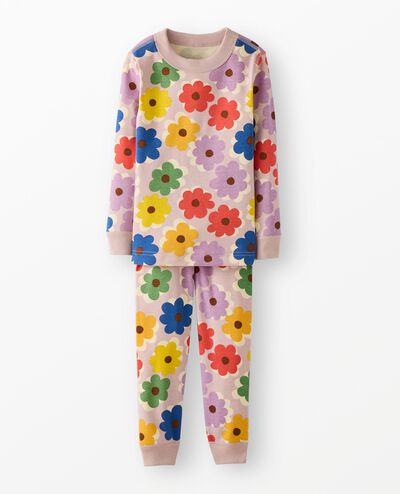 HannaJams™ Pajama Set in Multicolored Spring Daises - main