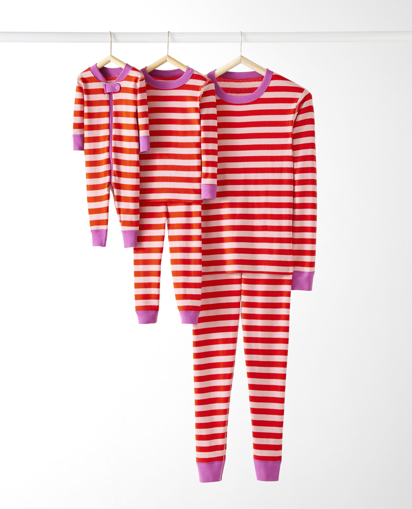 Pink winter top pajamas