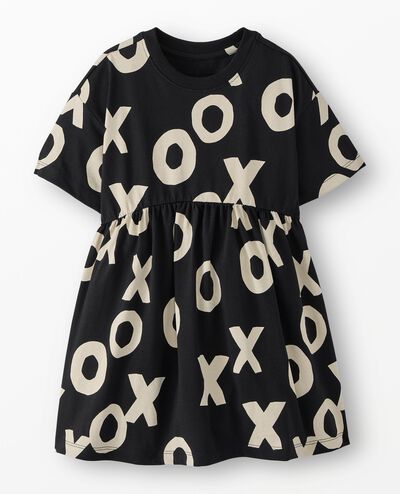 T-Shirt Dress with Pockets in Hugs and Kisses - main