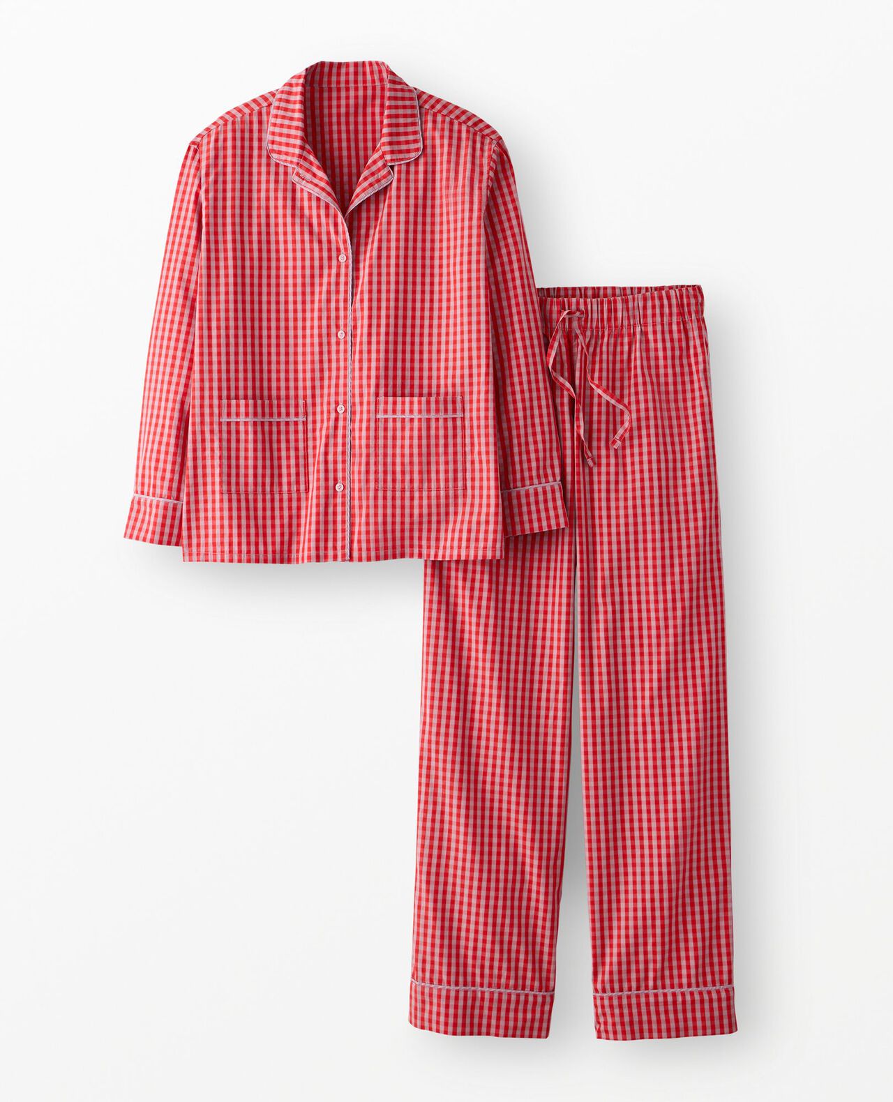 Womens Pajama Gingham Pajama Set Pj Set Gingham Pajamas Womens